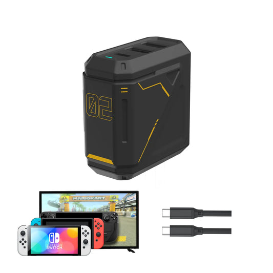 black Onedock Switch dock charger adapter