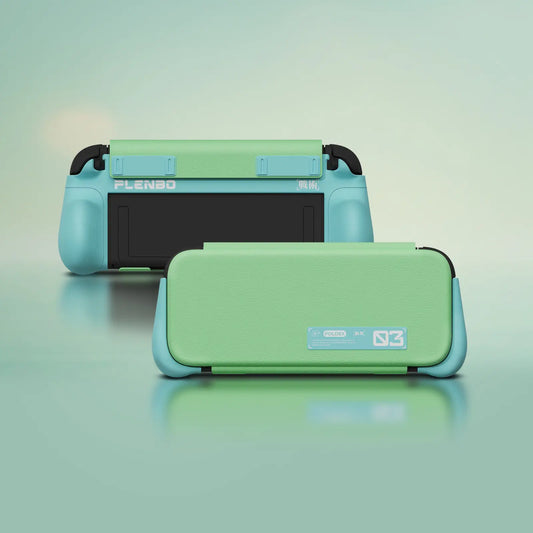 Plenbo FoldeX Switch 2 Dockable Grip Case with Flip Cover | Anti-Cramp