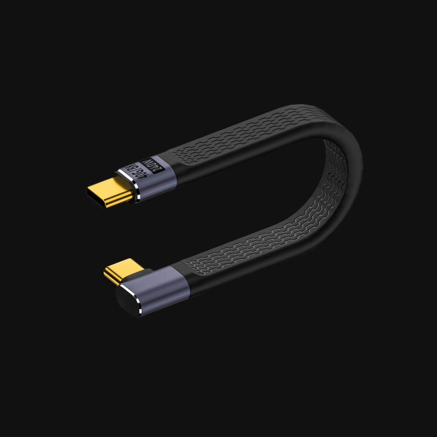 5 Inch Short USB-C to USB-C Cable 240W 40Gbps| 1 Pack