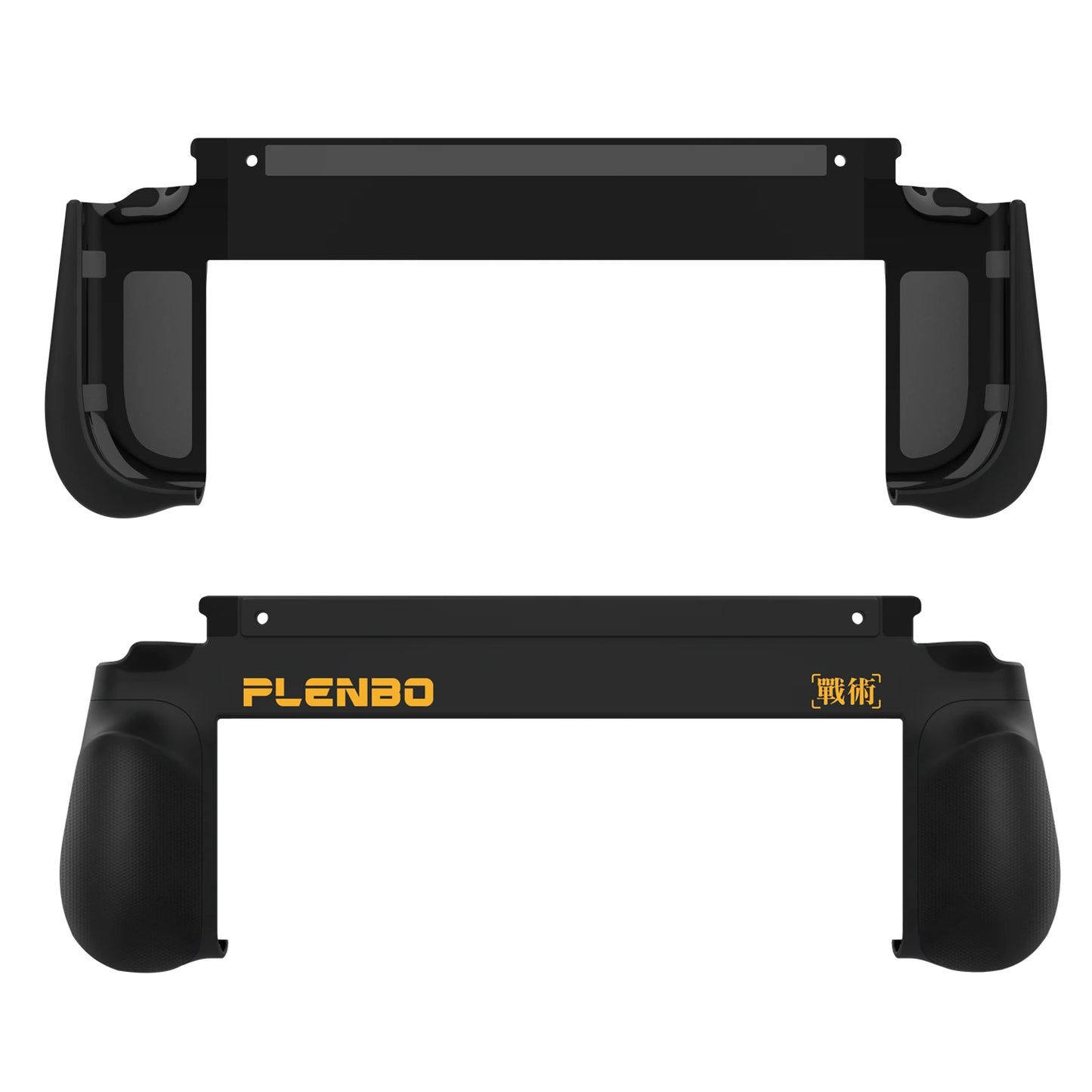 Black gaming controller with 'PLENBO' branding on a white background