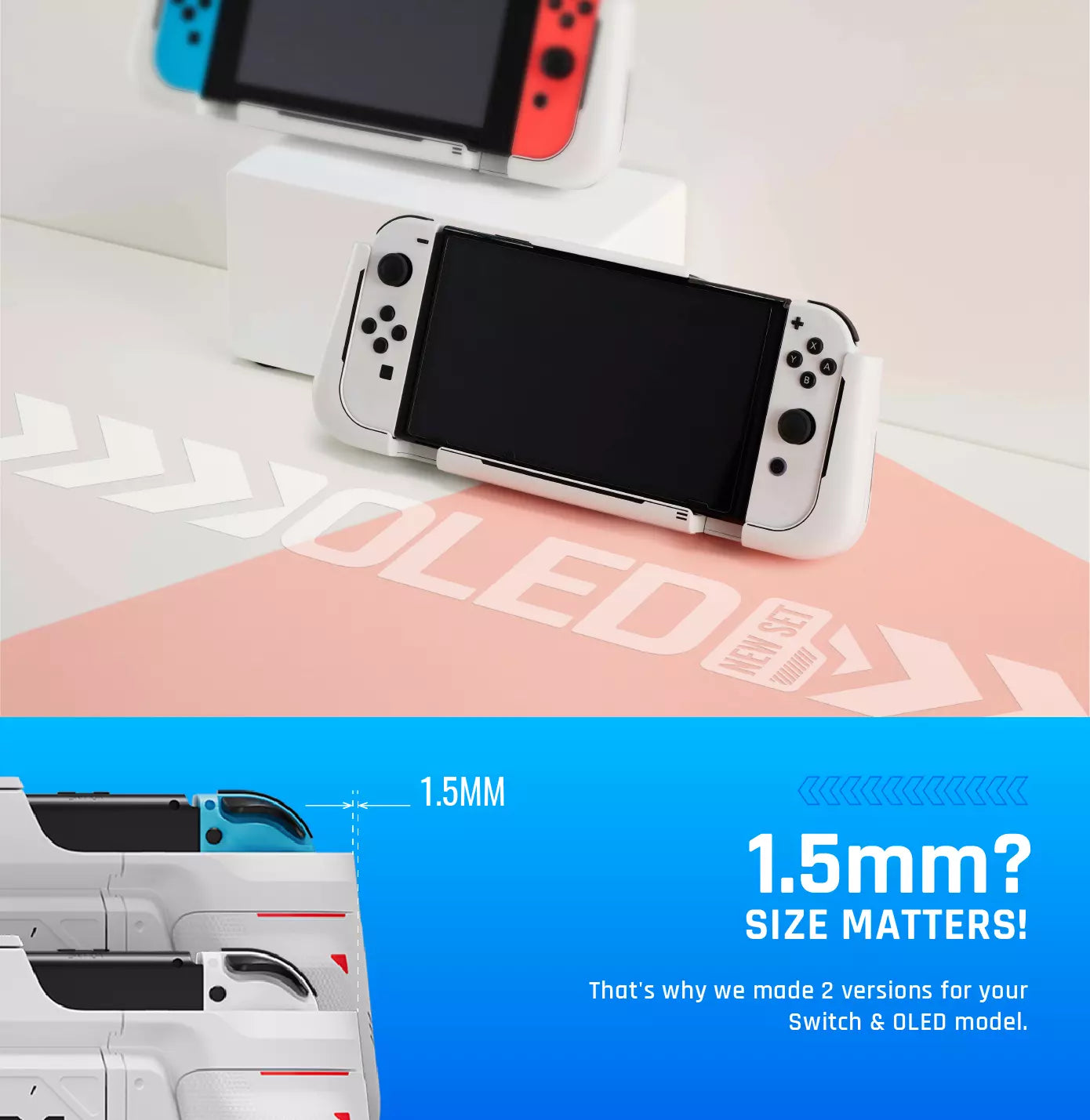 Plenbo G-case - Premium All-in-1 Gaming Case for Switch & OLED
