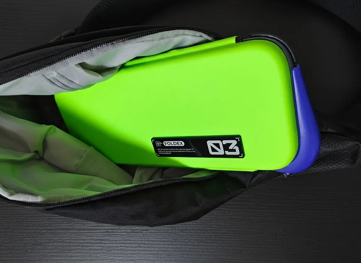 Plenbo FoldeX Switch 2 Dockable Grip Case with Flip Cover | Anti-Cramp