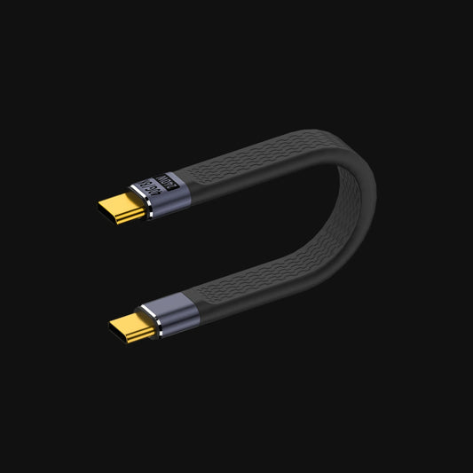 5 Inch Short USB-C to USB-C Cable 240W 40Gbps| 1 Pack